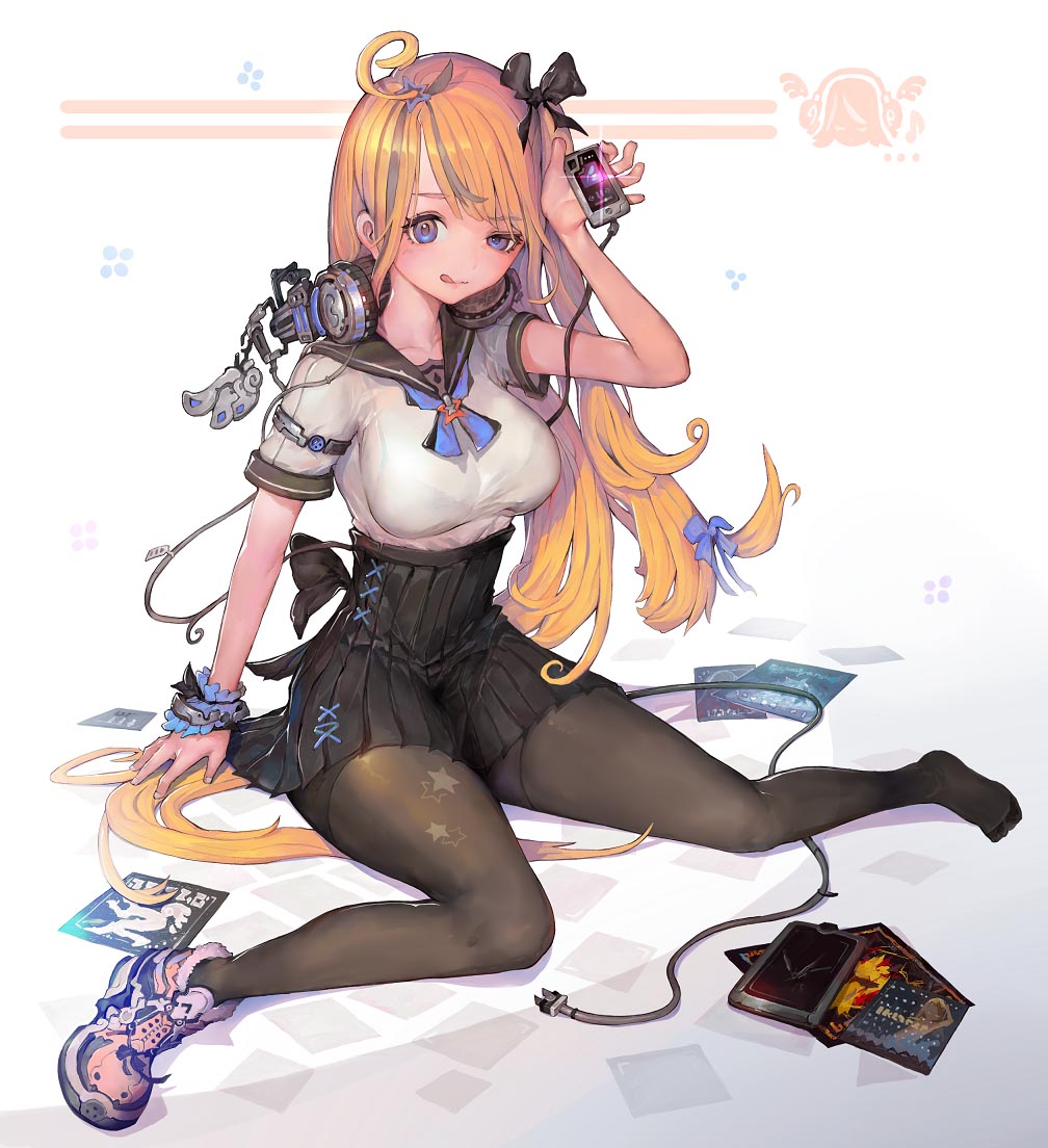 每日好图：极致色彩,二次元动漫美少女【画师：ぼるぼる】