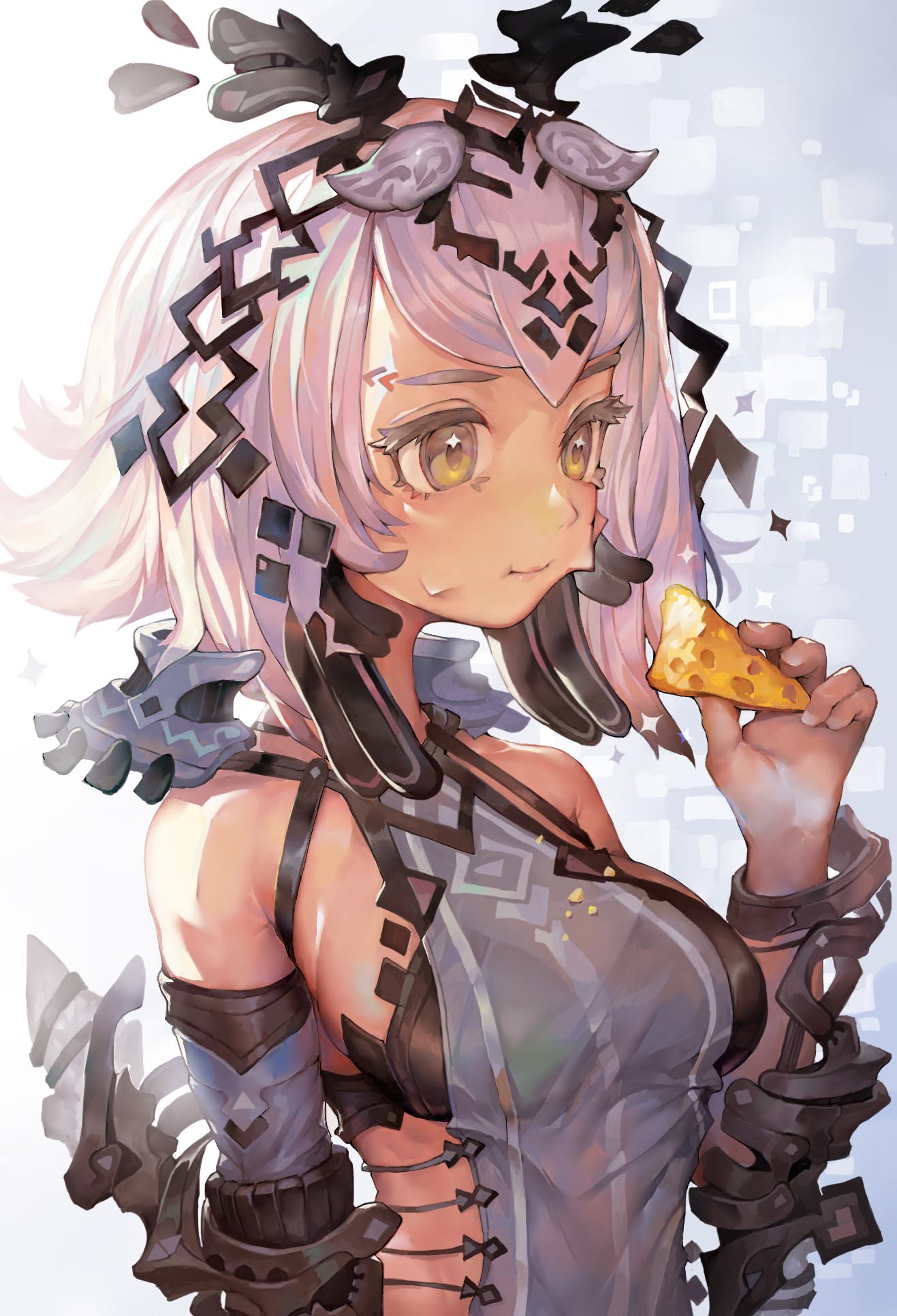 每日好图：极致色彩,二次元动漫美少女【画师：ぼるぼる】