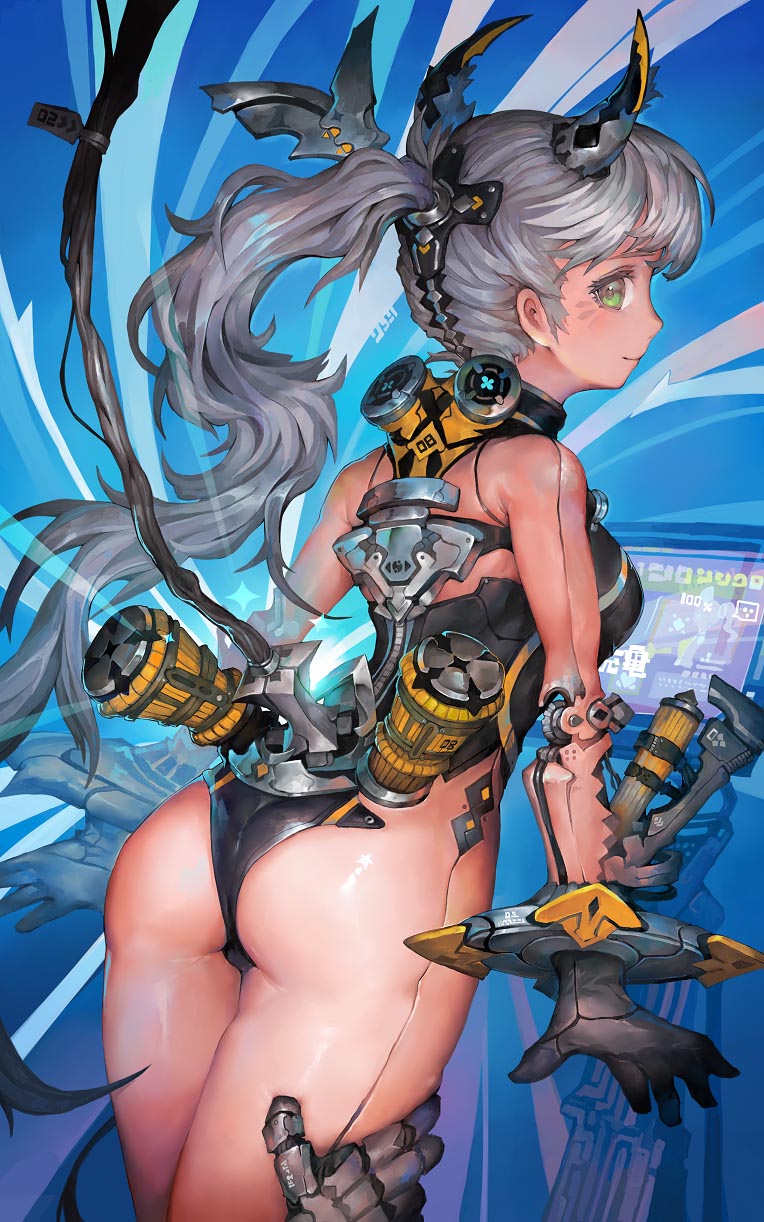 每日好图：极致色彩,二次元动漫美少女【画师：ぼるぼる】
