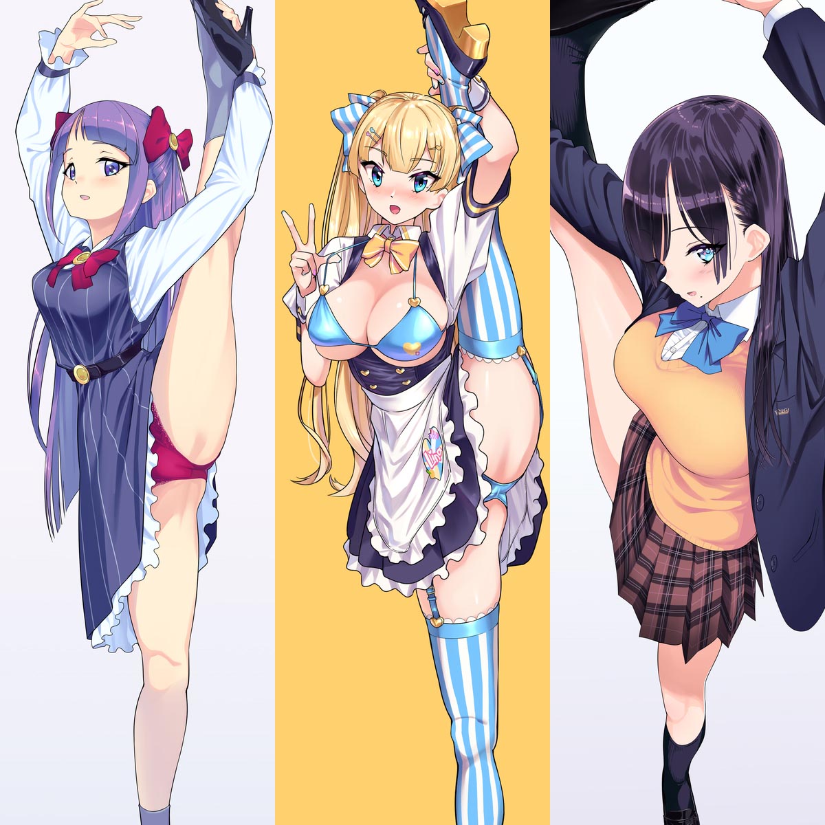 每日好图：童颜巨乳 #ガキ巨乳#【画师:楓子】