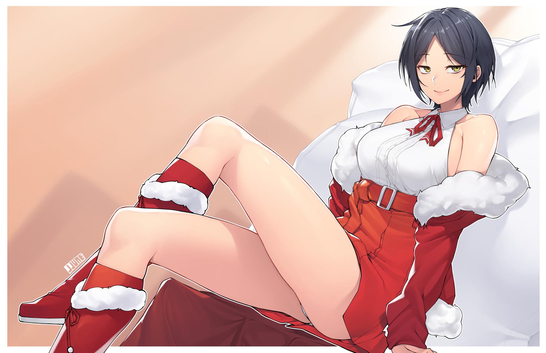 每日好图：~二次元短发少女魅力~【画师：JJune】
