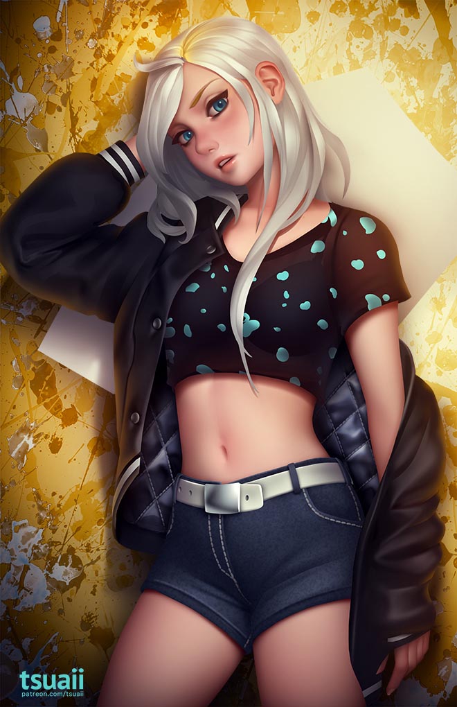 每日好图：欧美画风二次元同人精选~【画师：TSUAII】