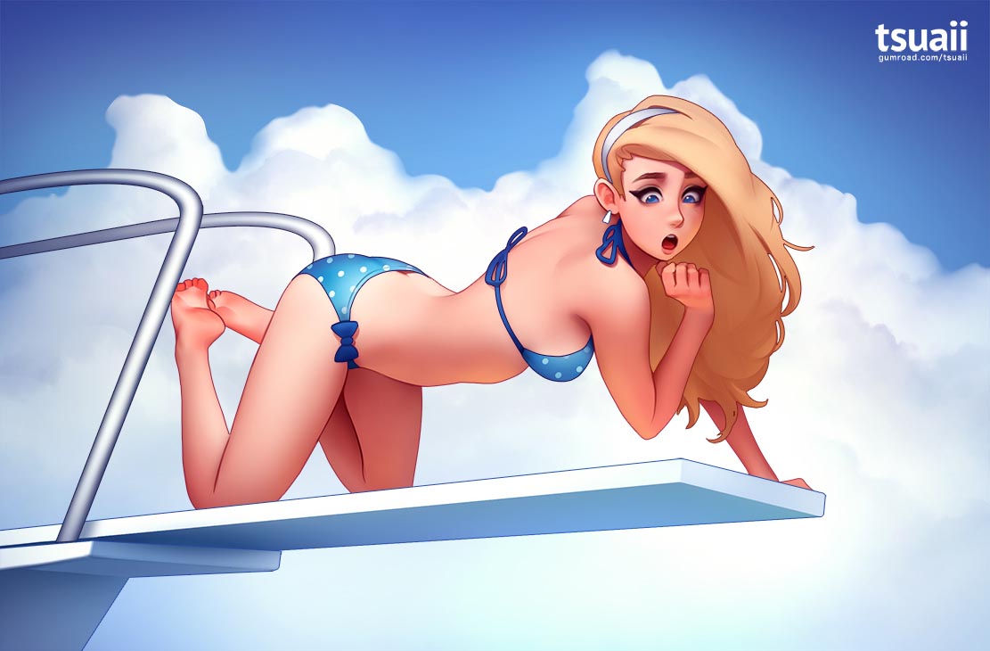 每日好图：欧美画风二次元同人精选~【画师：TSUAII】