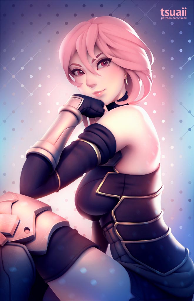 每日好图：欧美画风二次元同人精选~【画师：TSUAII】