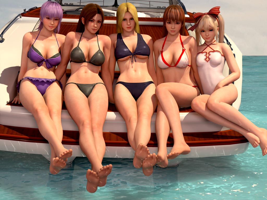 每日好图：长假之夜，DOA死或生 性感泳装 合集 【3DCG】