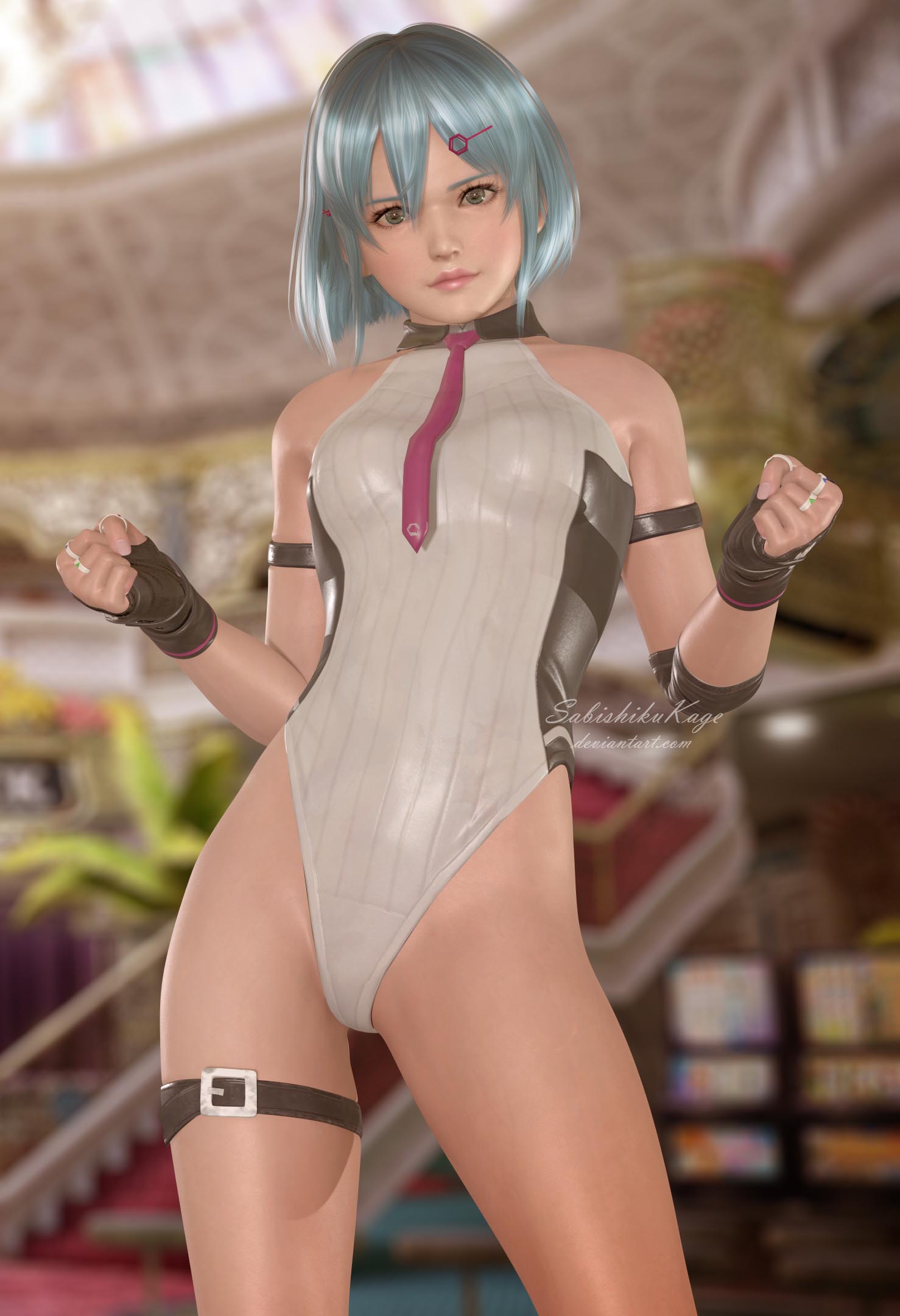 每日好图：死或生性感泳装【3DCG】