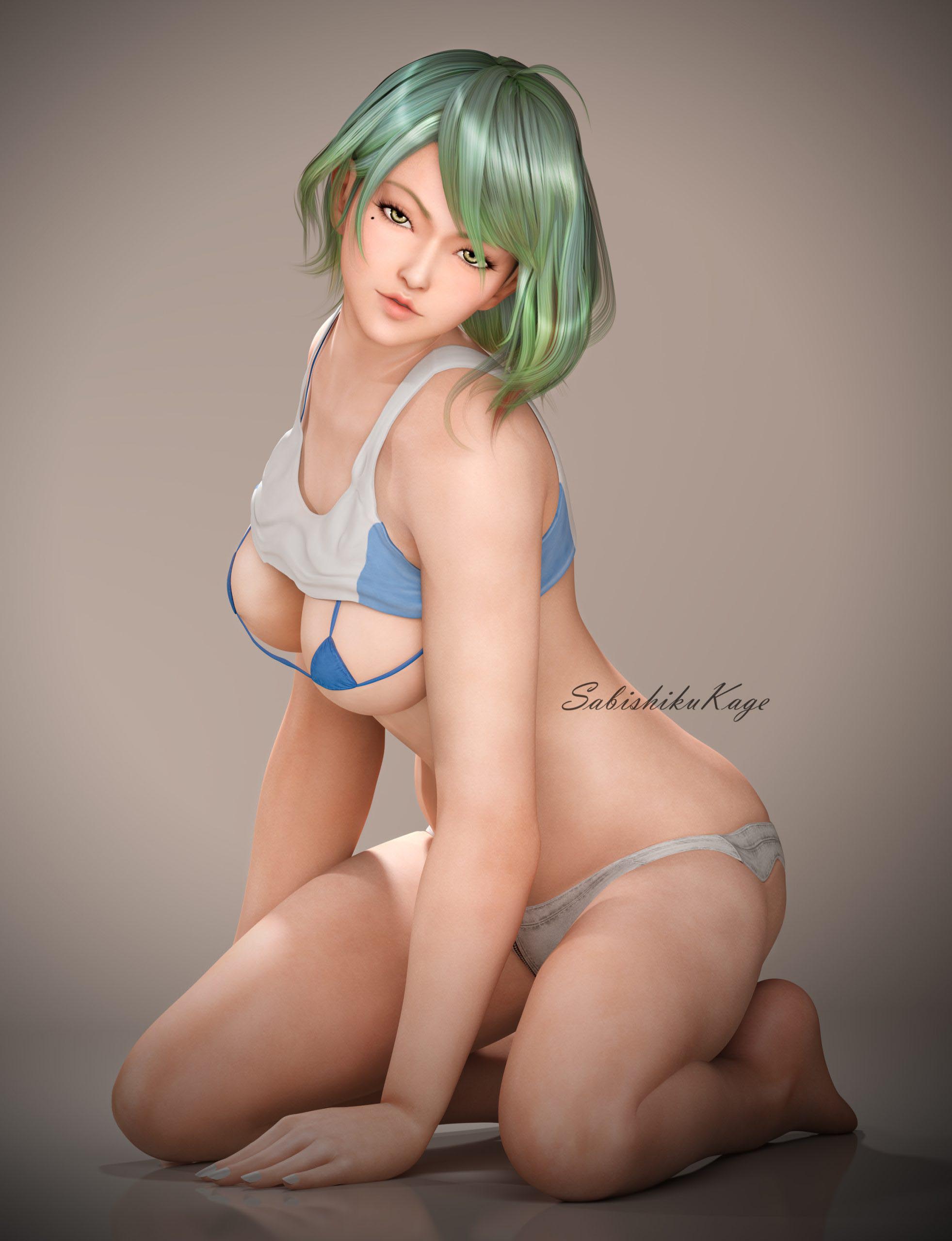 每日好图：死或生性感泳装【3DCG】