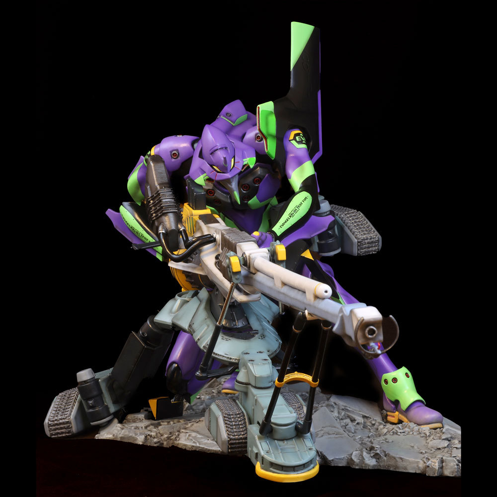 海洋堂3D打印手办: EVANGELION Movie Scene STATUE 新剧场版:序(初号机) 2021年2月发售插图 海洋堂《EVA新剧场版:序》初号机3D打印雕像 售价12800日元