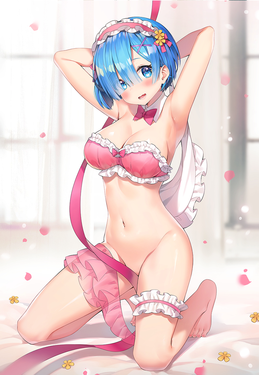 每日好图：#P站#同人美图推荐#RE0#雷姆【画师：あやみ】