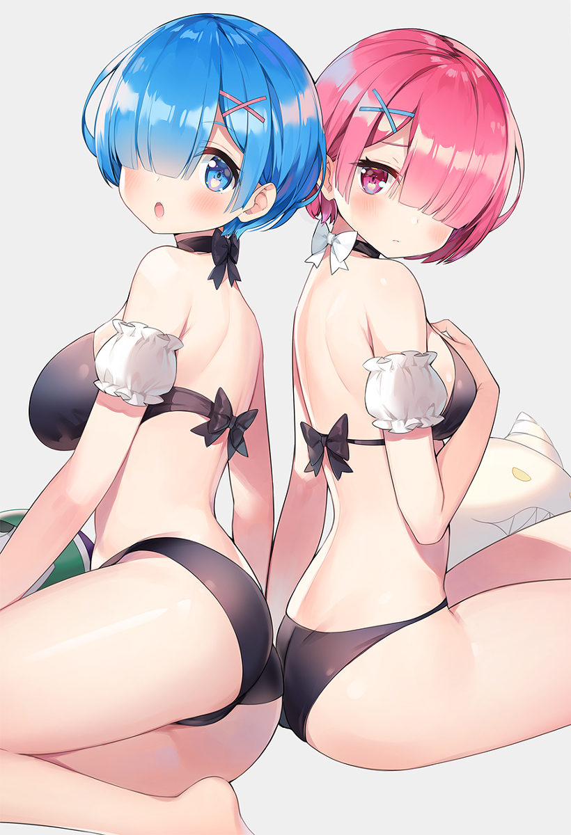 每日好图：#P站#同人美图推荐#RE0#雷姆【画师：あやみ】
