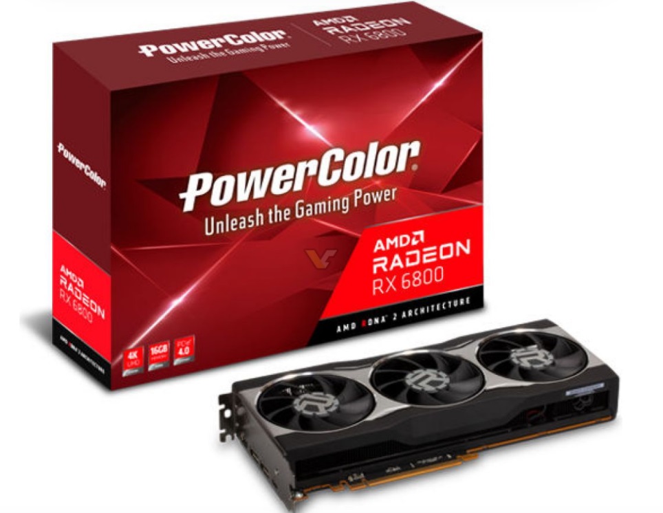 华擎、撼讯发布AMD RX 6800系显卡,采用公版设计插图 华擎、撼讯发布AMD RX 6800系列显卡 公版设计