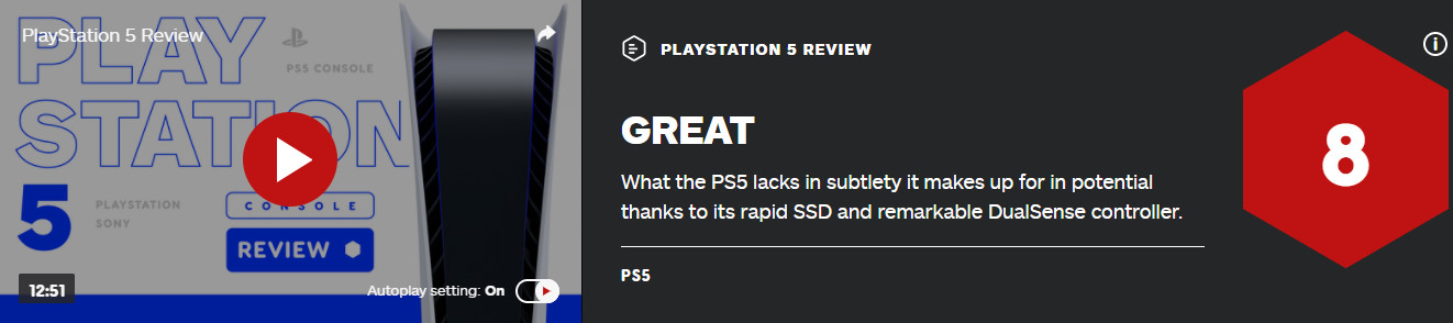 PS5媒体评分解禁,IGN:8分插图1 PS5媒体评分出炉:IGN打出8分好评