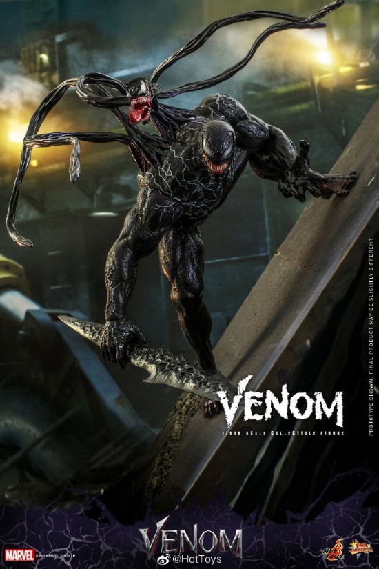 HotToys电影版 1/6 “毒液”手办 开启预订 售价2580元插图4 HotToys主角毒液人偶官图:肌肉质感超强 2580元