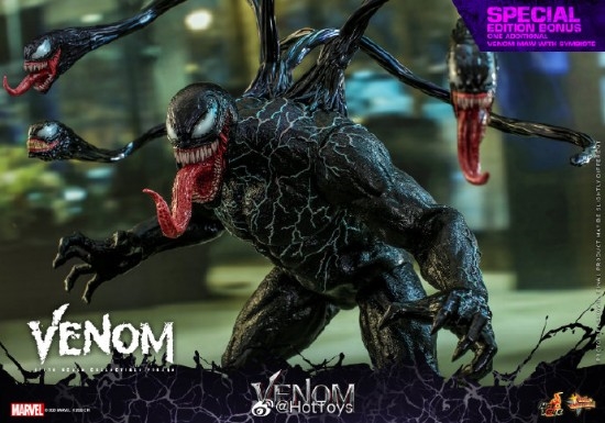 HotToys电影版 1/6 “毒液”手办 开启预订 售价2580元插图3 HotToys主角毒液人偶官图:肌肉质感超强 2580元