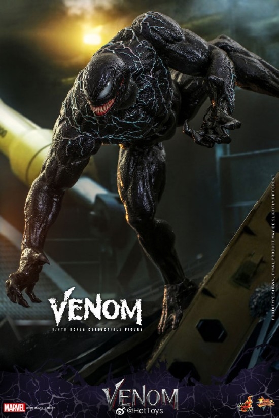 HotToys电影版 1/6 “毒液”手办 开启预订 售价2580元插图5 HotToys主角毒液人偶官图:肌肉质感超强 2580元