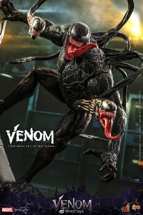 HotToys电影版 1/6 “毒液”手办 开启预订 售价2580元插图6 HotToys主角毒液人偶官图:肌肉质感超强 2580元