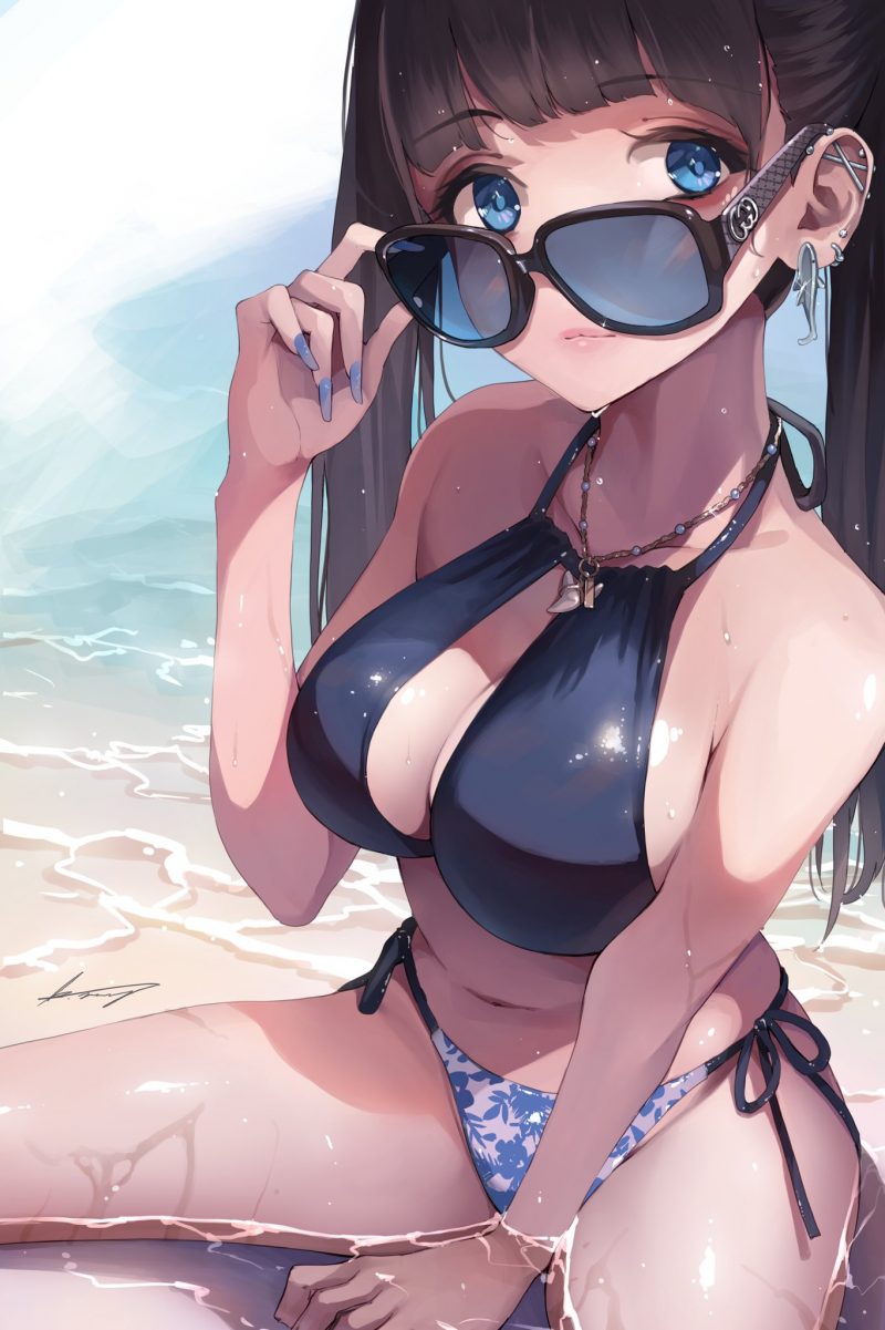 每日好图：JK、枪与车【画师：海凪コウ】