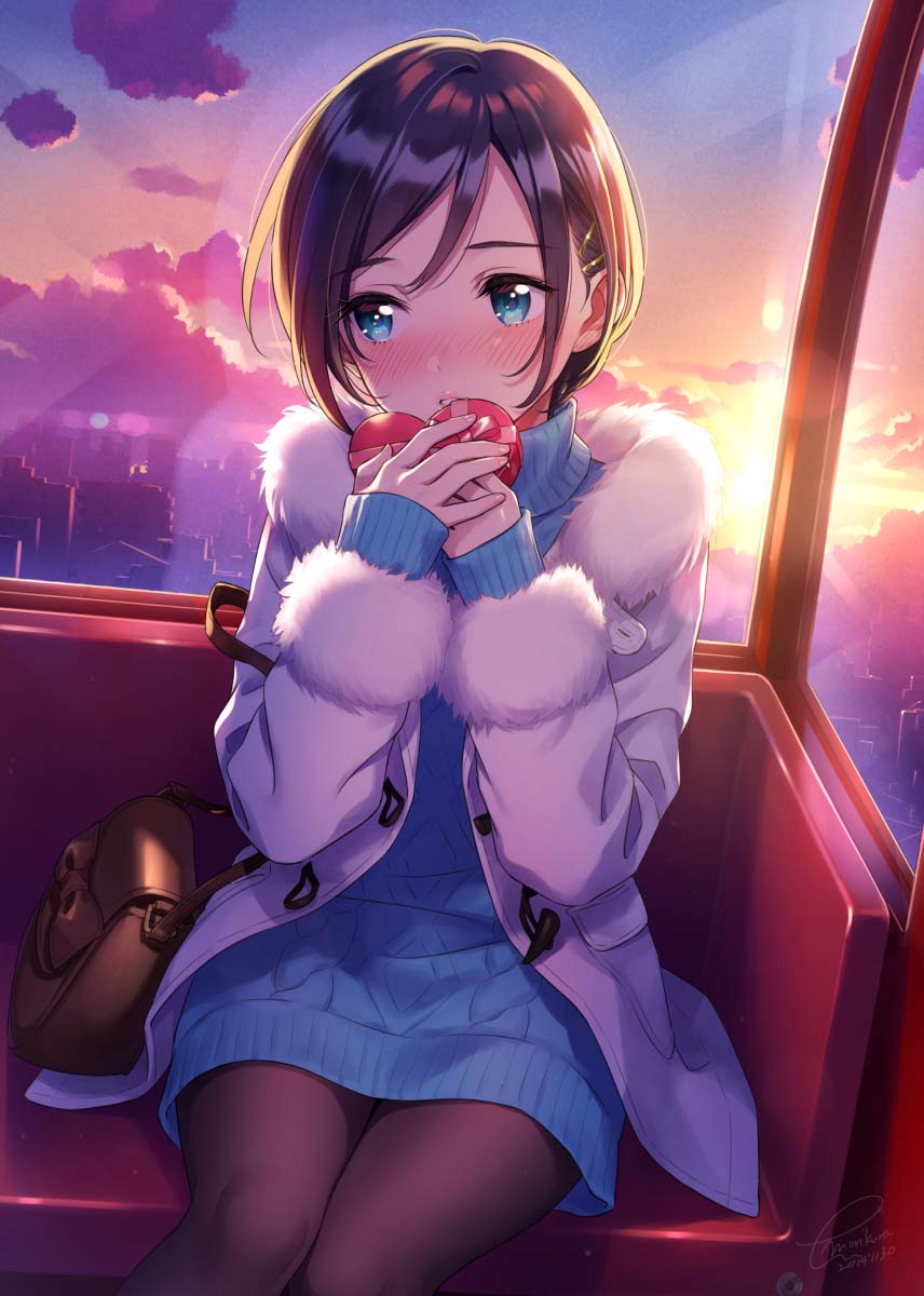 P站好图：二次元美少女#绊爱KIZUNA AI人物设计【画师：森倉円】