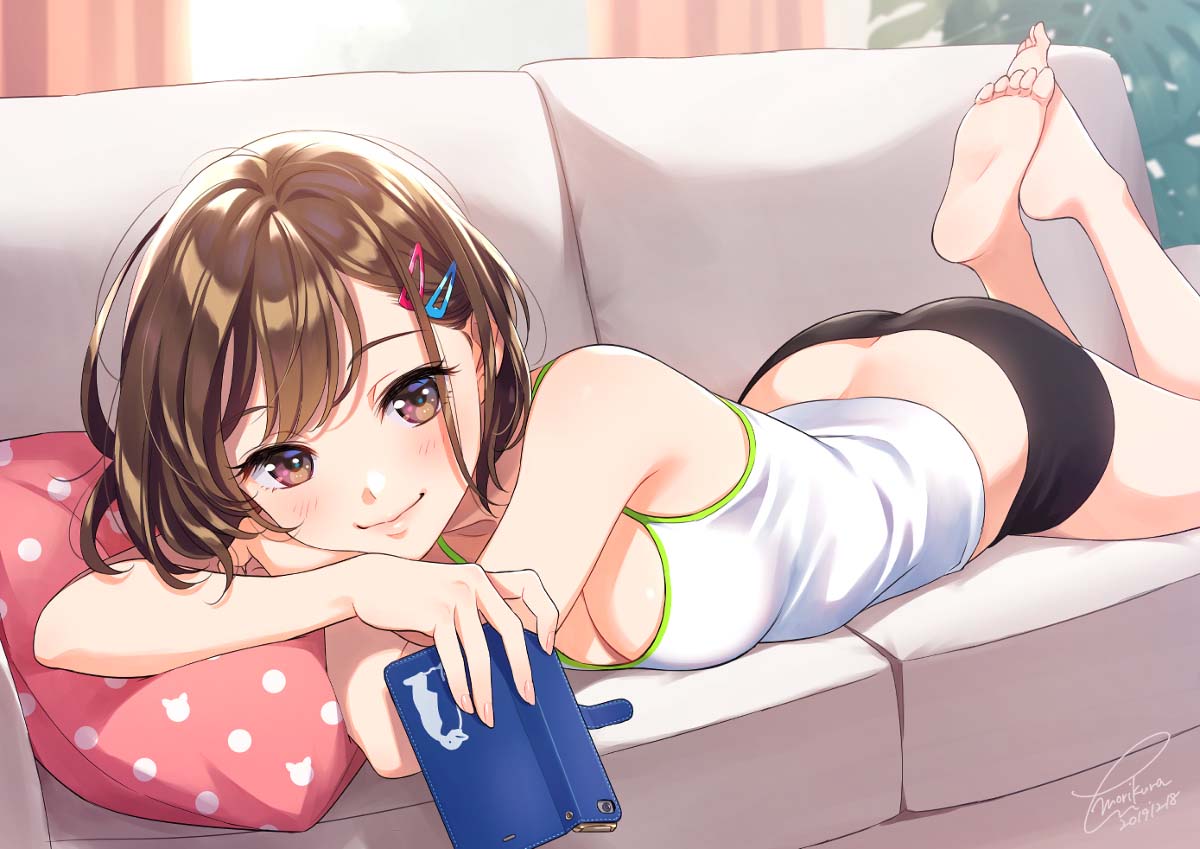 P站好图：二次元美少女#绊爱KIZUNA AI人物设计【画师：森倉円】