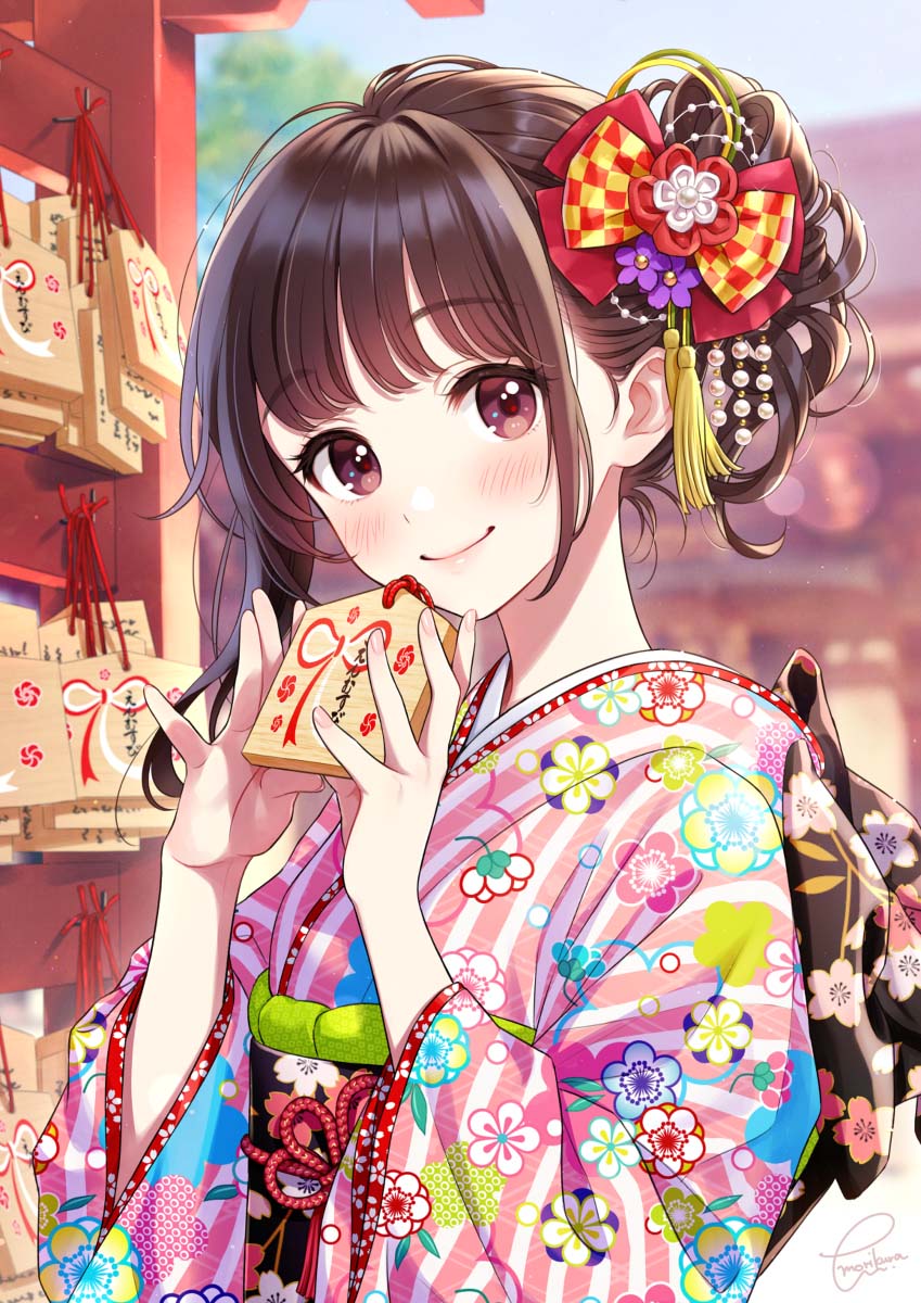 P站好图：二次元美少女#绊爱KIZUNA AI人物设计【画师：森倉円】