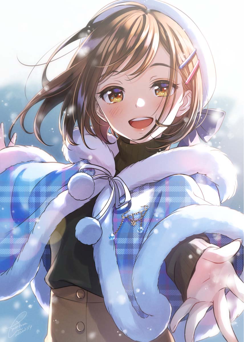 P站好图：二次元美少女#绊爱KIZUNA AI人物设计【画师：森倉円】