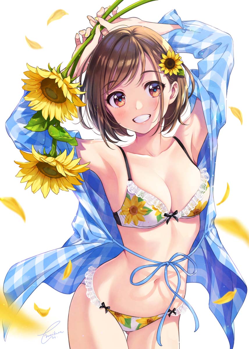 P站好图：二次元美少女#绊爱KIZUNA AI人物设计【画师：森倉円】