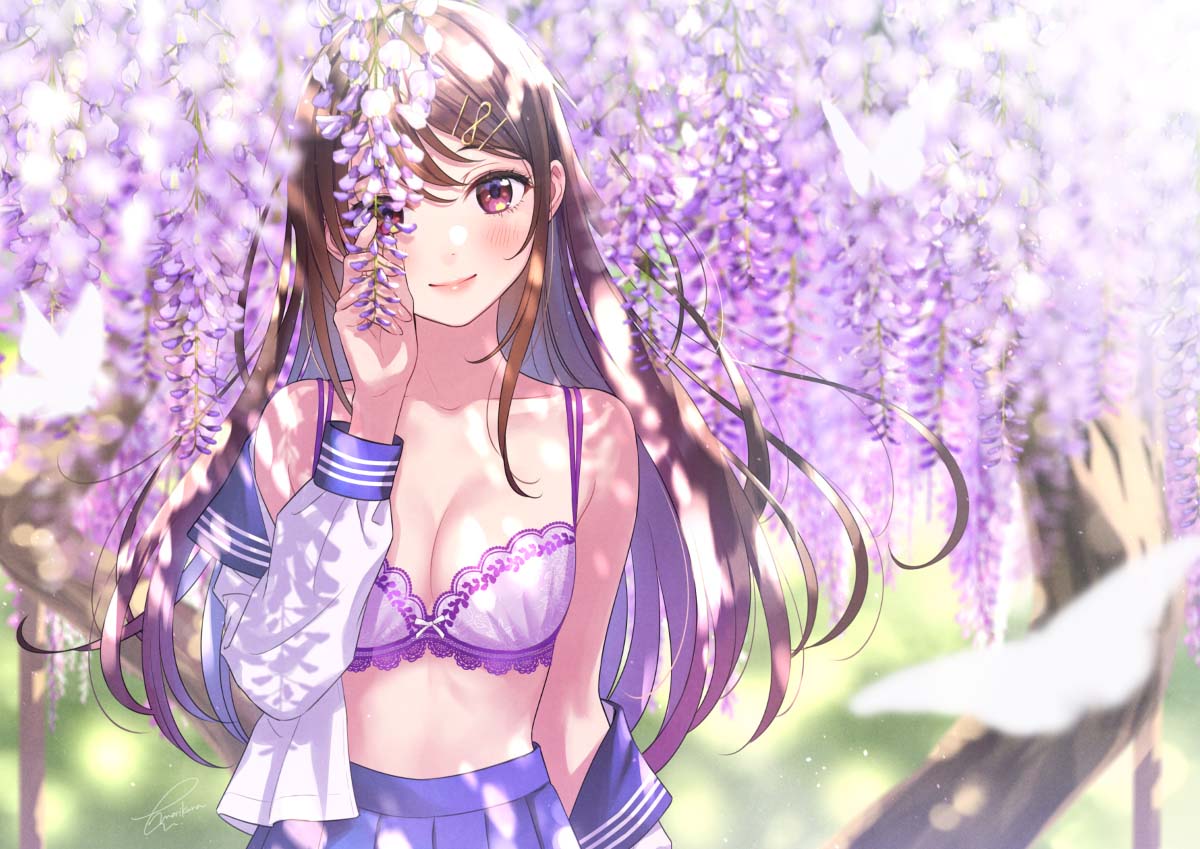 P站好图：二次元美少女#绊爱KIZUNA AI人物设计【画师：森倉円】