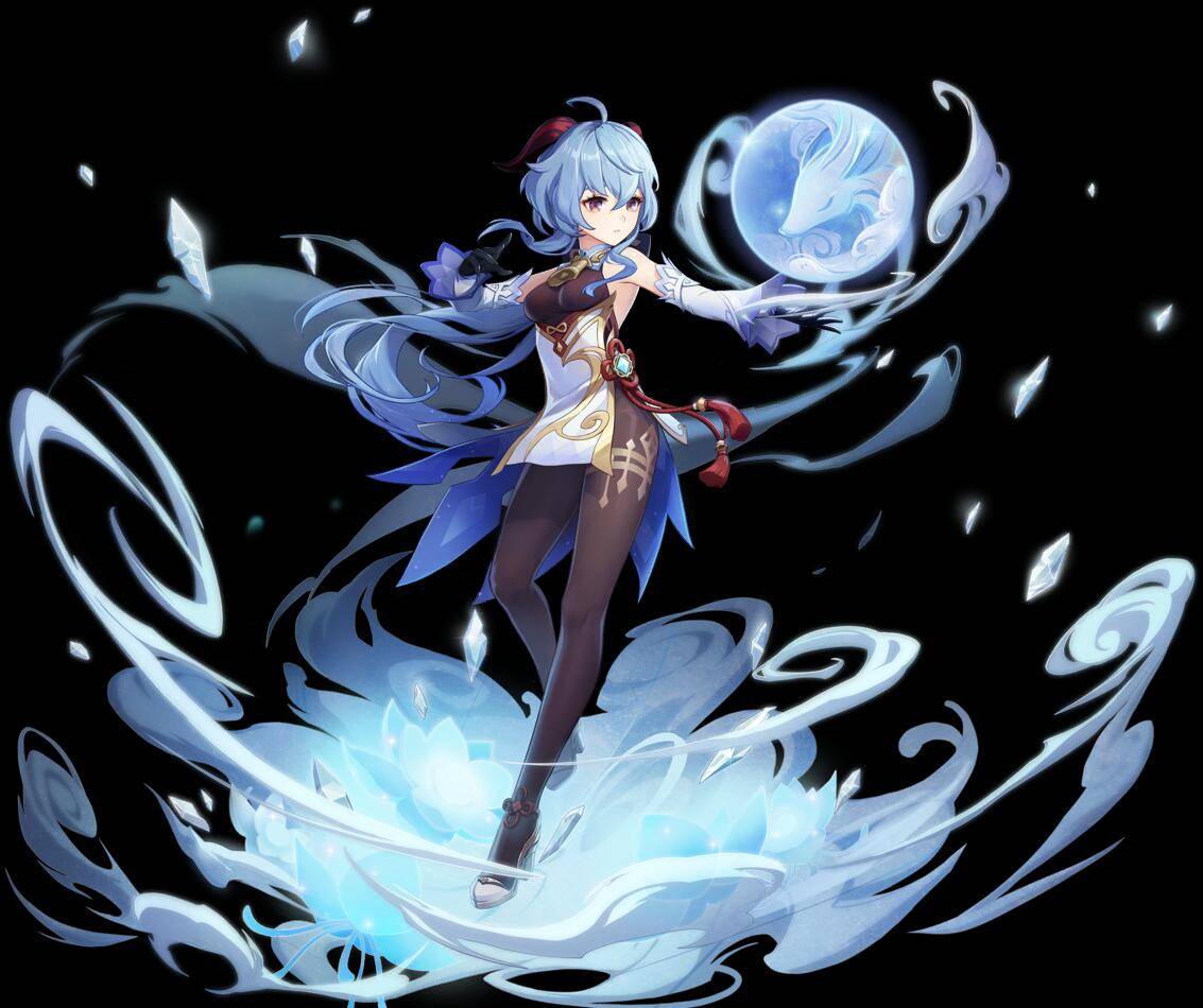原神内鬼：5星冰属性弓【甘雨】立绘爆出