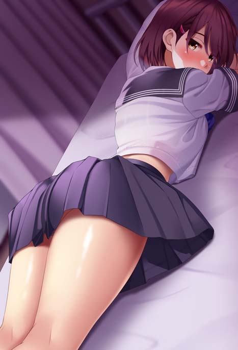 每日好图：P站#二次元运动女孩#美臀#插画精选【画师：ふゆみつ】