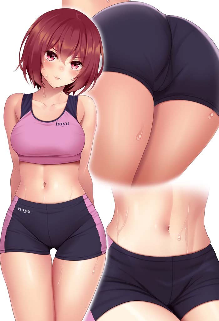 每日好图：P站#二次元运动女孩#美臀#插画精选【画师：ふゆみつ】