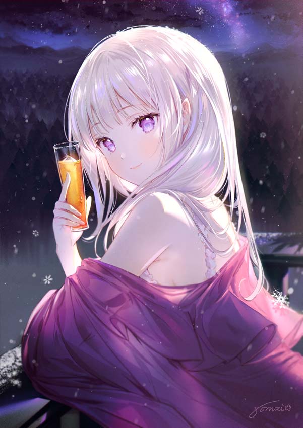 每日好图：P站#高人气萌系插画推荐【画师：nomzi】