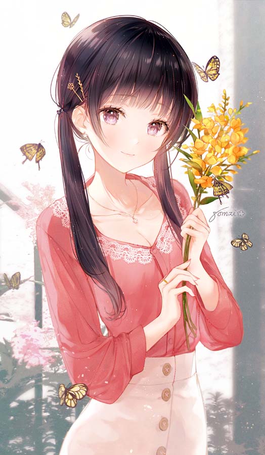 每日好图：P站#高人气萌系插画推荐【画师：nomzi】