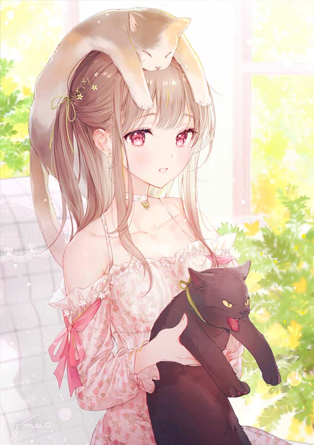 每日好图：P站#高人气萌系插画推荐【画师：nomzi】