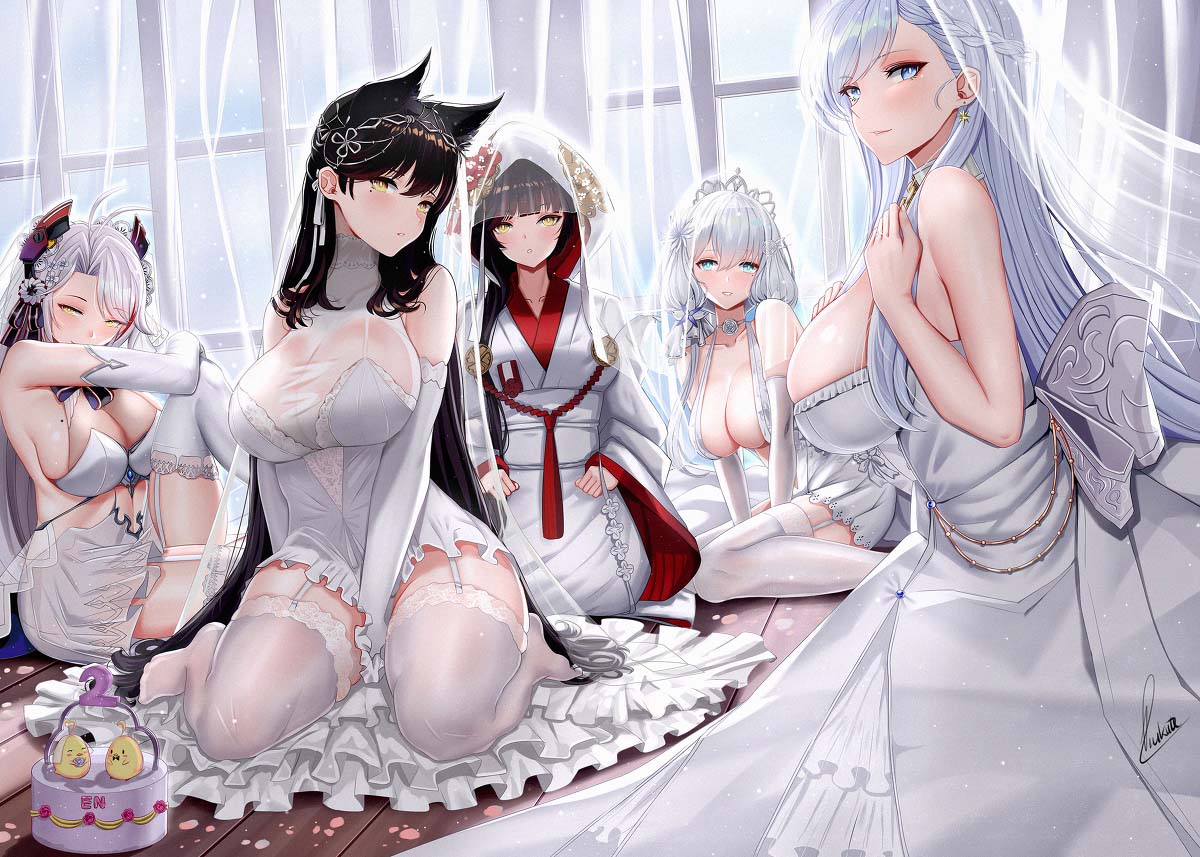 每日好图：P站#碧蓝航线#性感同人图【画师：Piukute062】