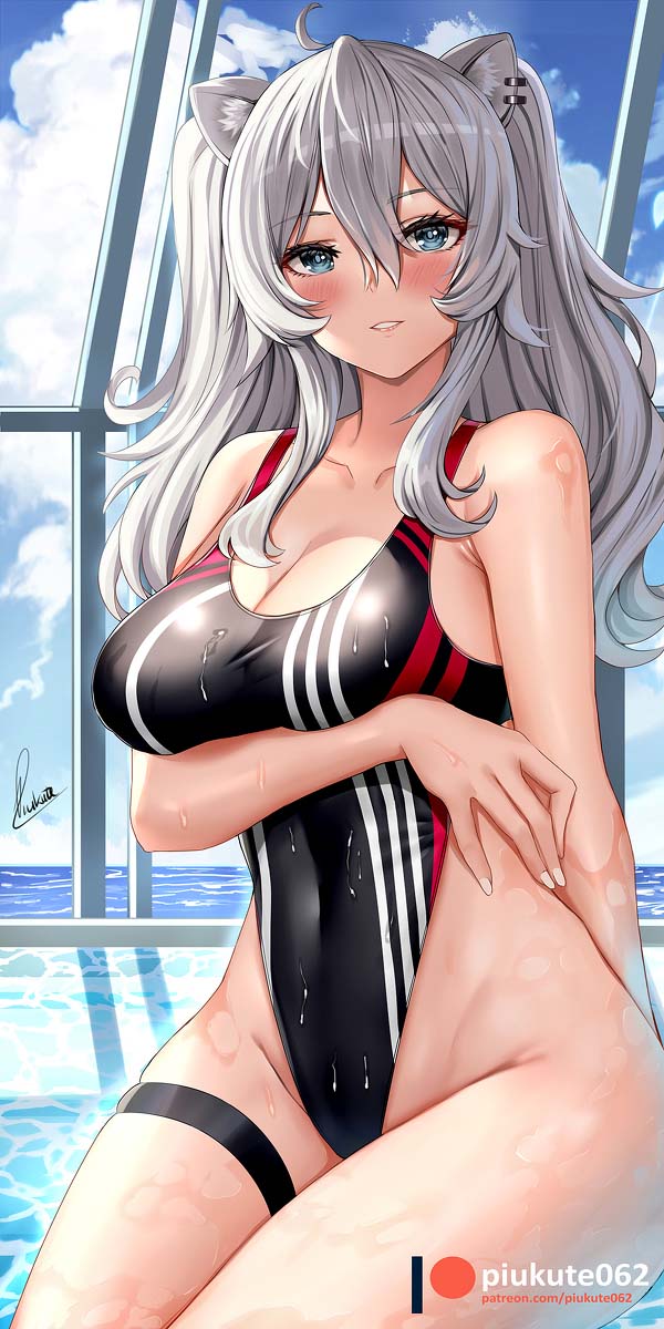 每日好图：P站#碧蓝航线#性感同人图【画师：Piukute062】