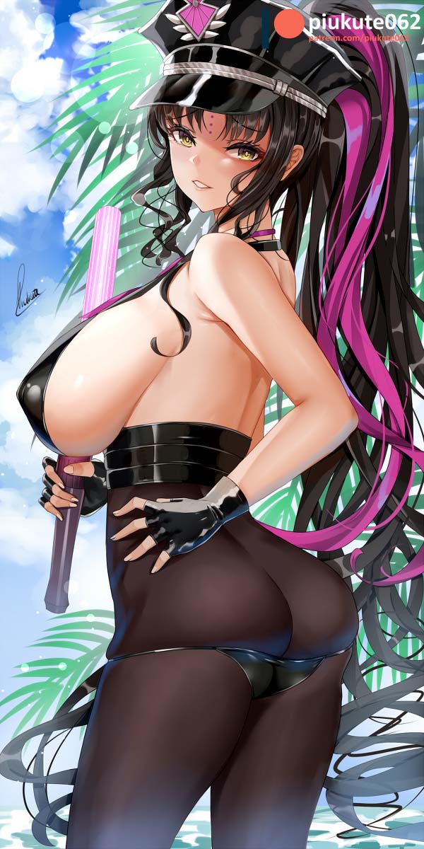 每日好图：P站#碧蓝航线#性感同人图【画师：Piukute062】