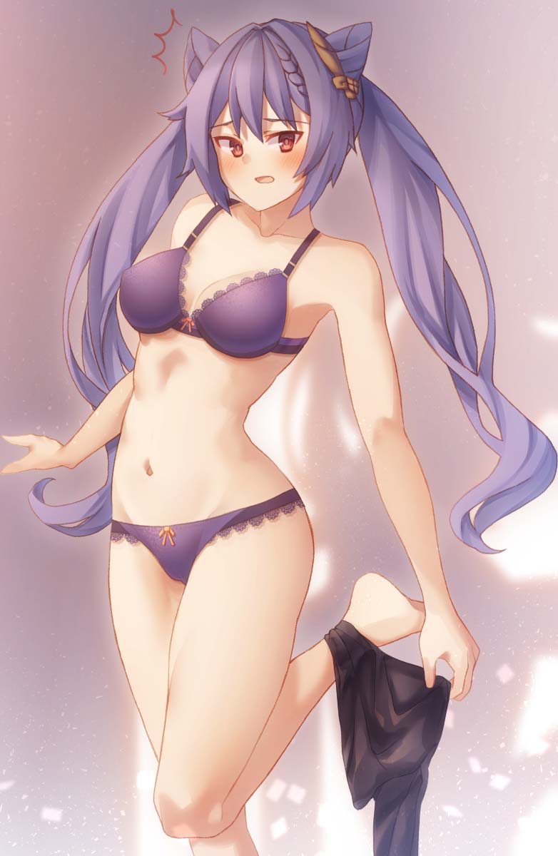每日好图：原神#刻晴 同人图#翘臀【11月3日更新】