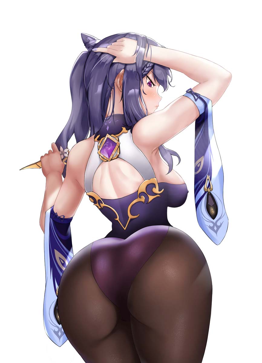 每日好图：原神#刻晴 同人图#翘臀【11月3日更新】