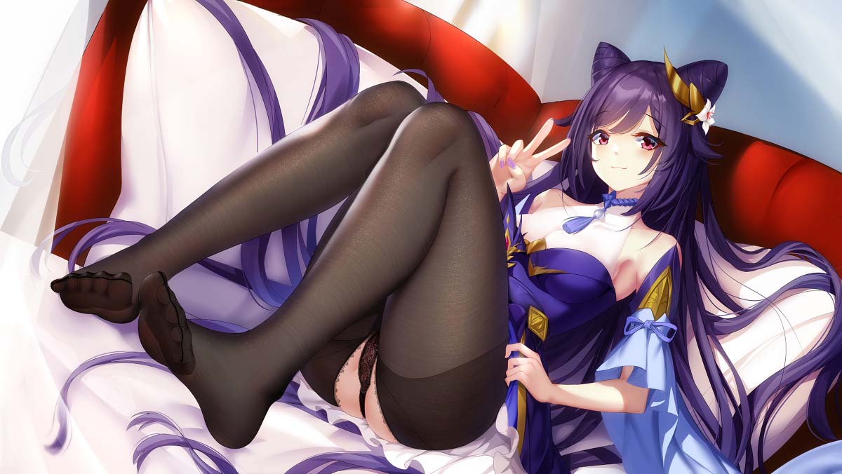 每日好图：原神#刻晴 同人图#翘臀【11月3日更新】