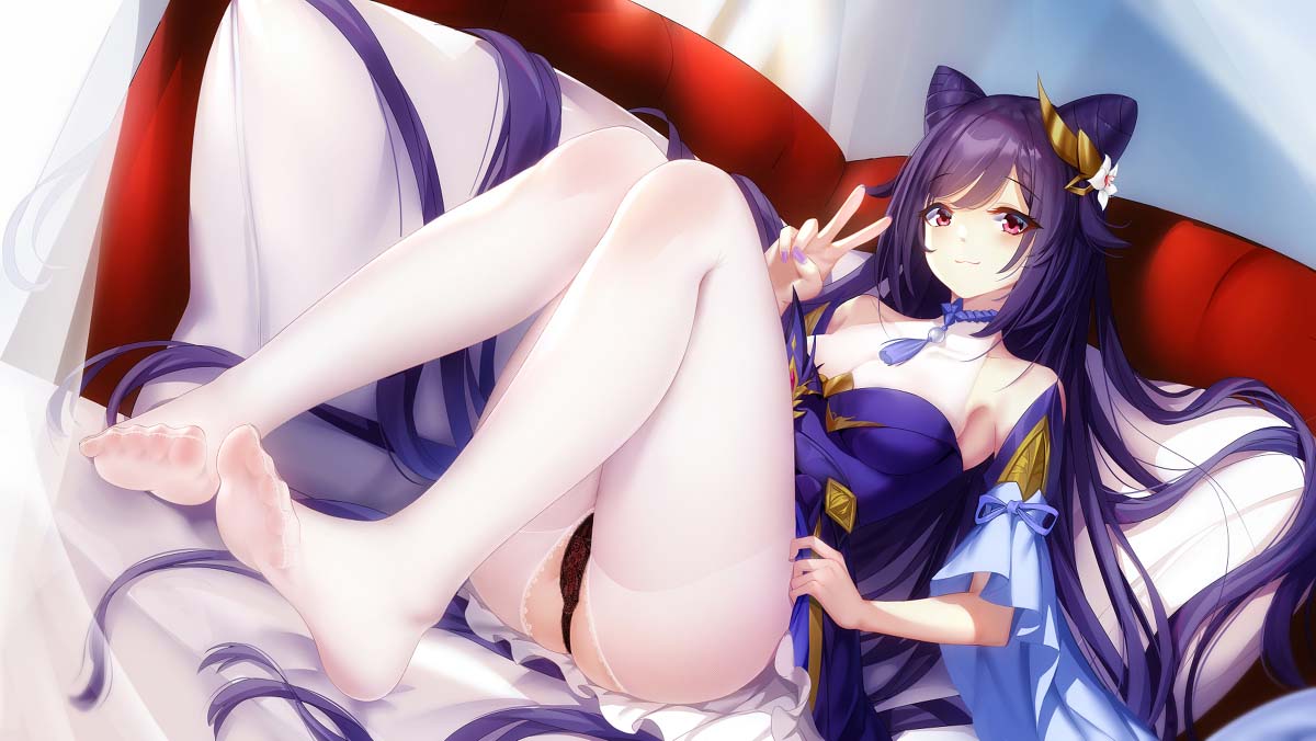 每日好图：原神#刻晴 同人图#翘臀【11月3日更新】