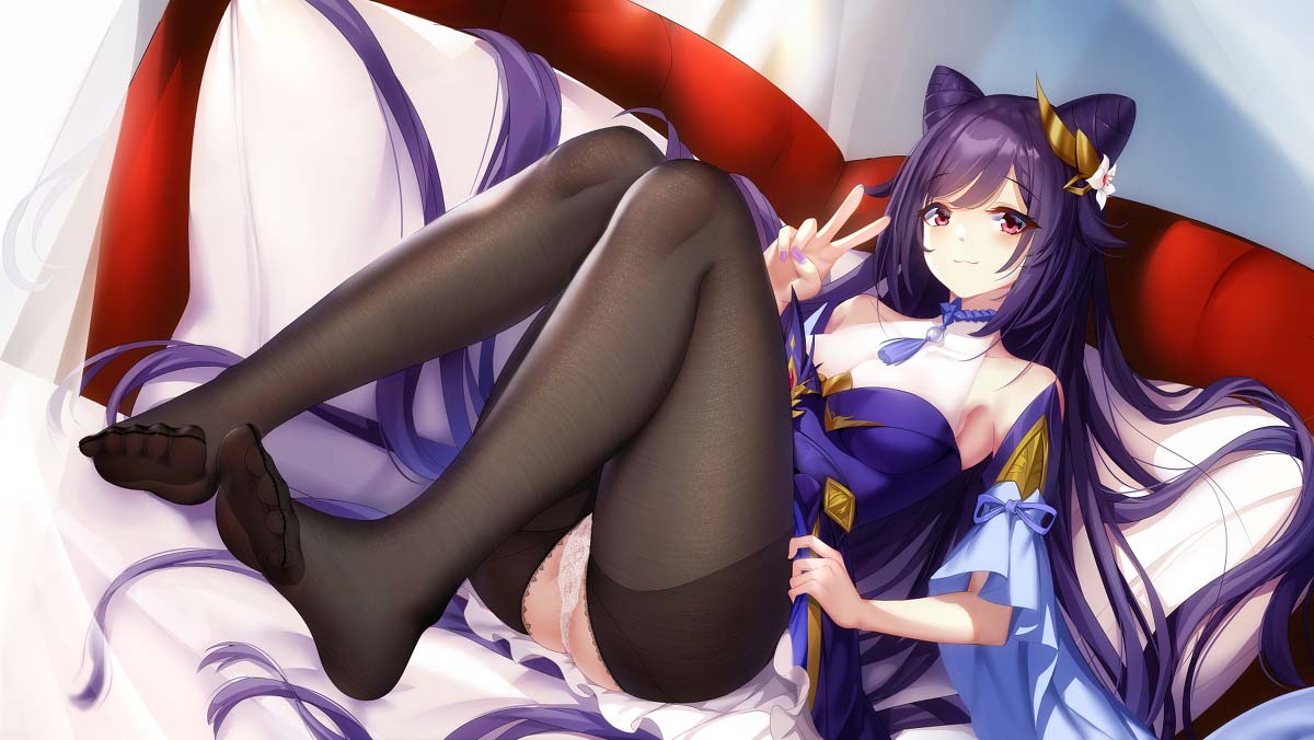 每日好图：原神#刻晴 同人图#翘臀【11月3日更新】