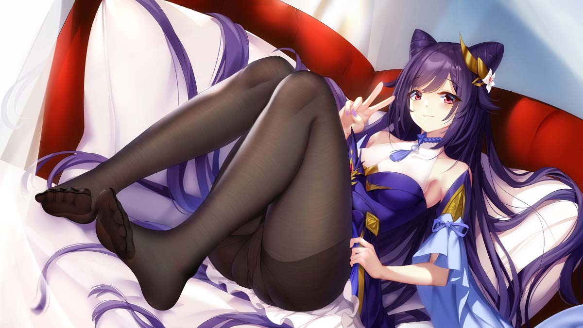 每日好图：原神#刻晴 同人图#翘臀【11月3日更新】