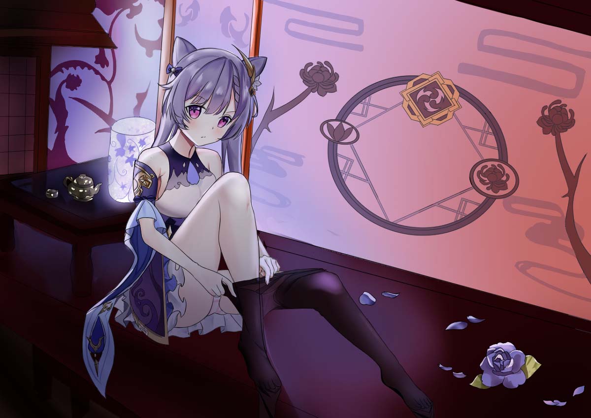 每日好图：原神#刻晴 同人图#翘臀【11月3日更新】