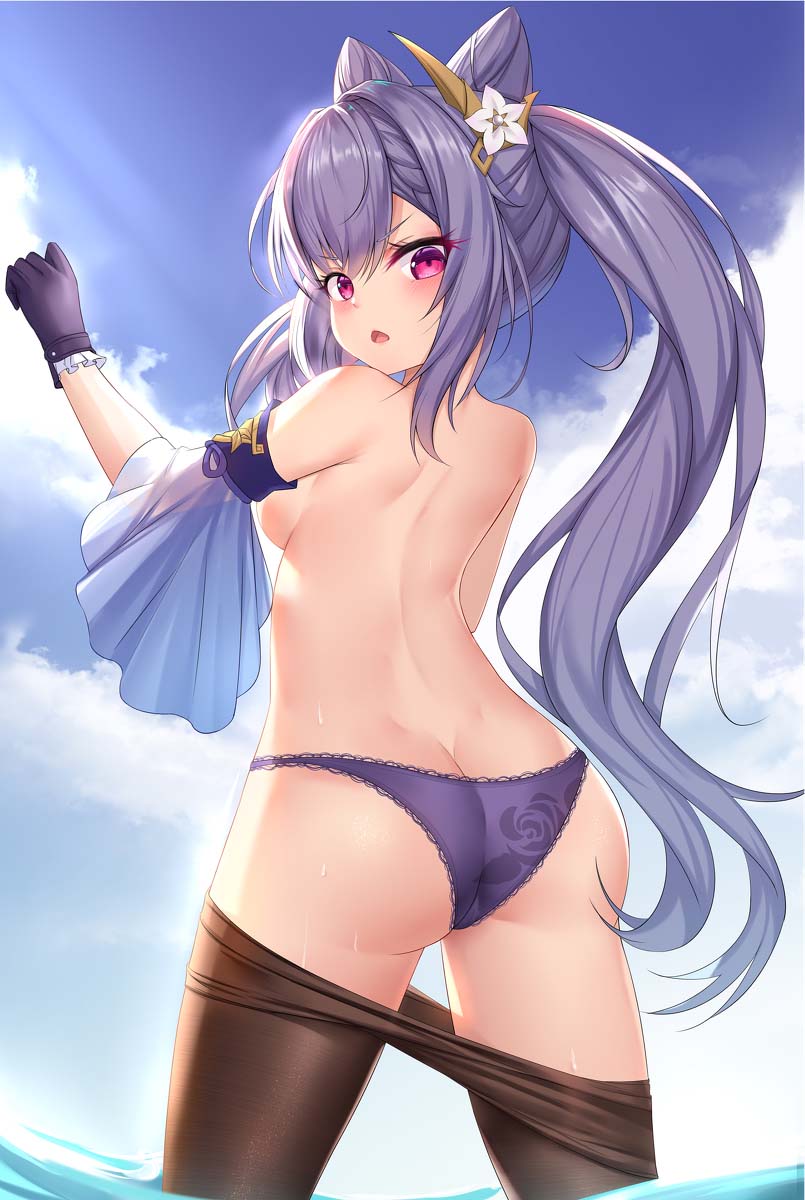 每日好图：原神#刻晴 同人图#翘臀【11月3日更新】