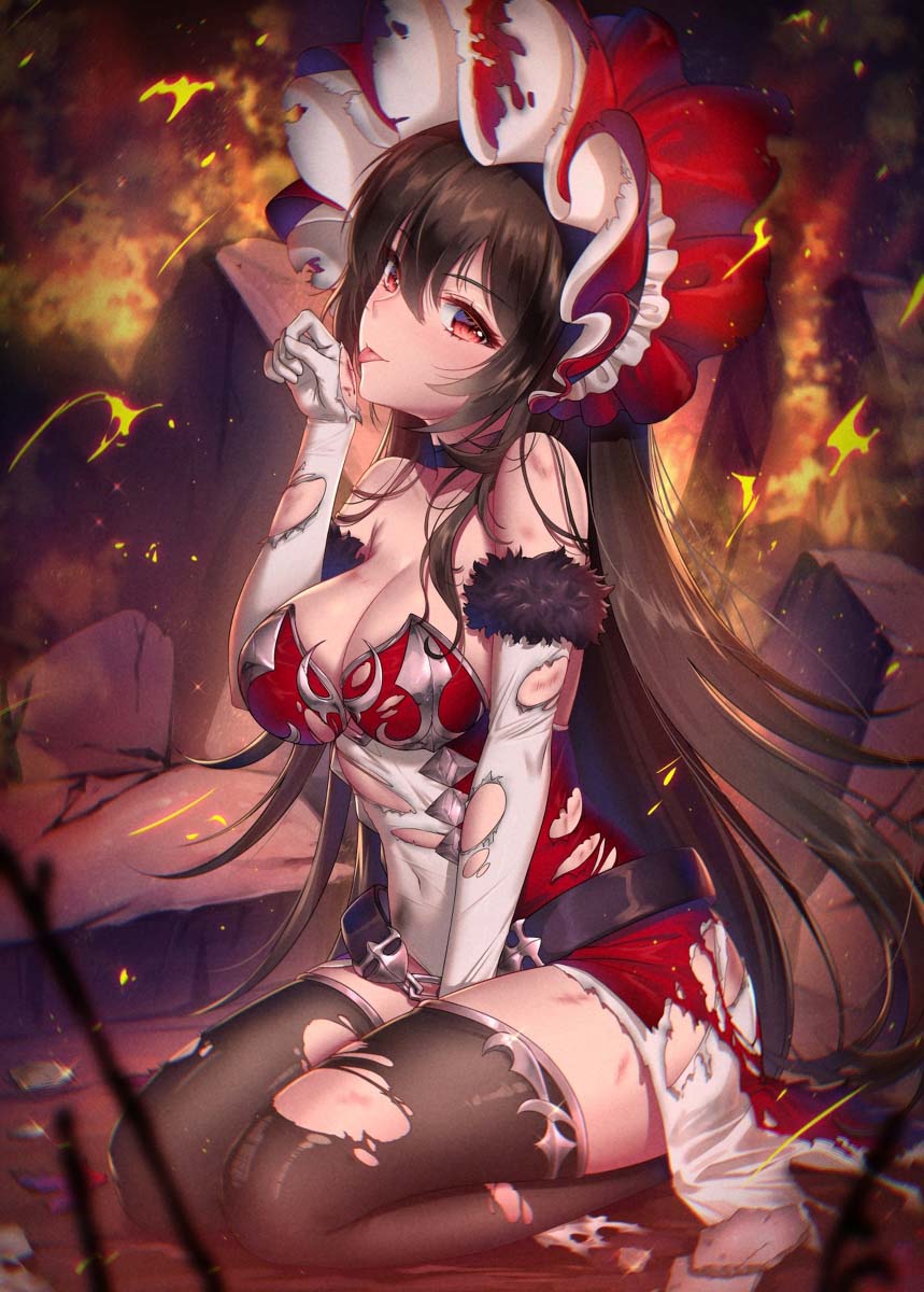 每日好图：P站二次元同人美图推荐【画师：HaneRu】