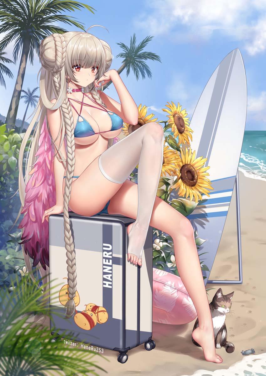 每日好图：P站二次元同人美图推荐【画师：HaneRu】