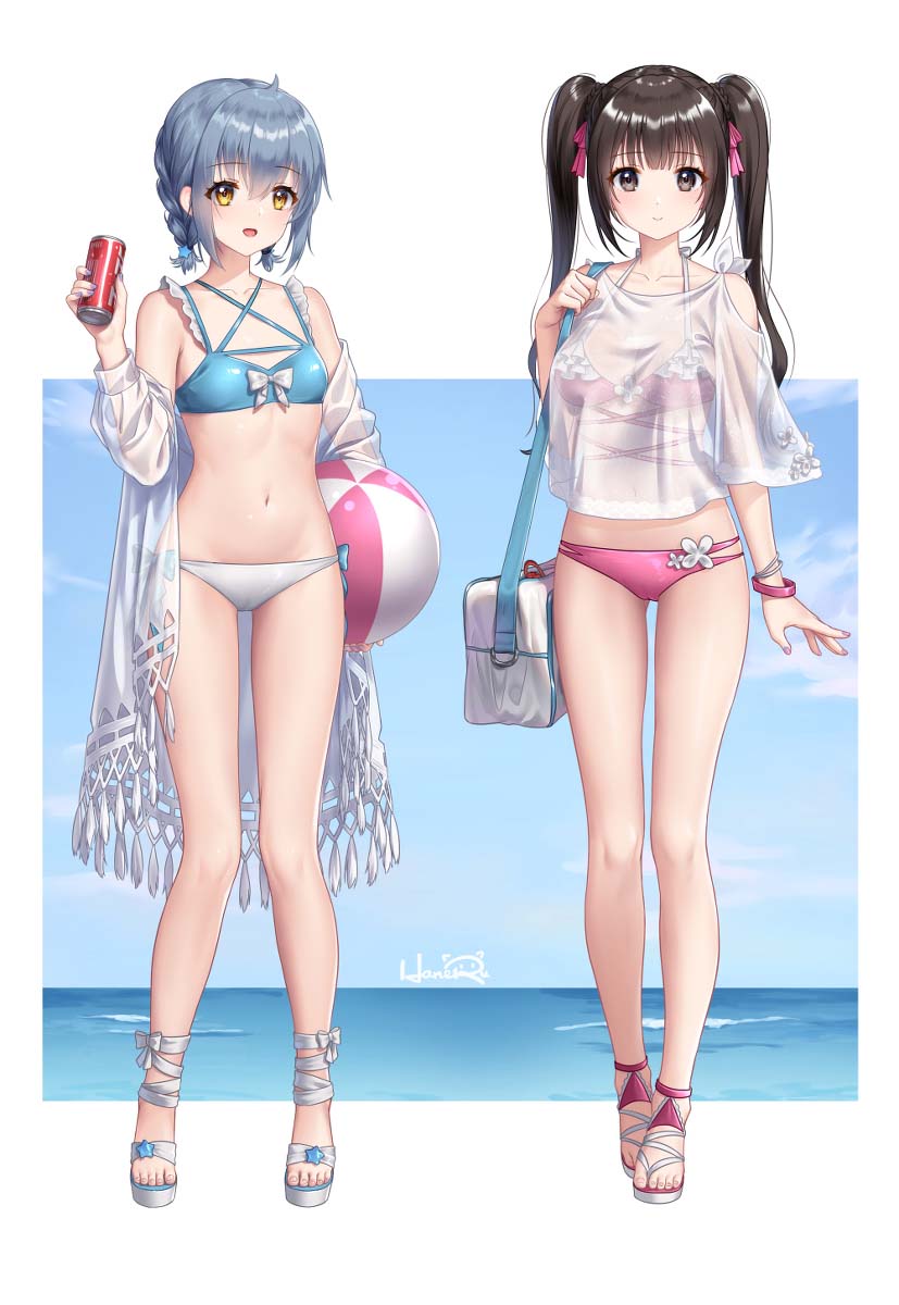 每日好图：P站二次元同人美图推荐【画师：HaneRu】