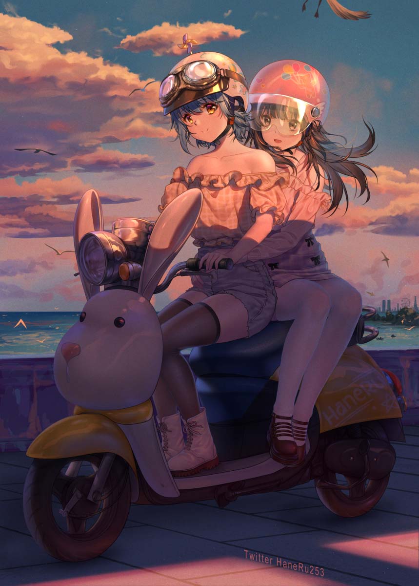 每日好图：P站二次元同人美图推荐【画师：HaneRu】