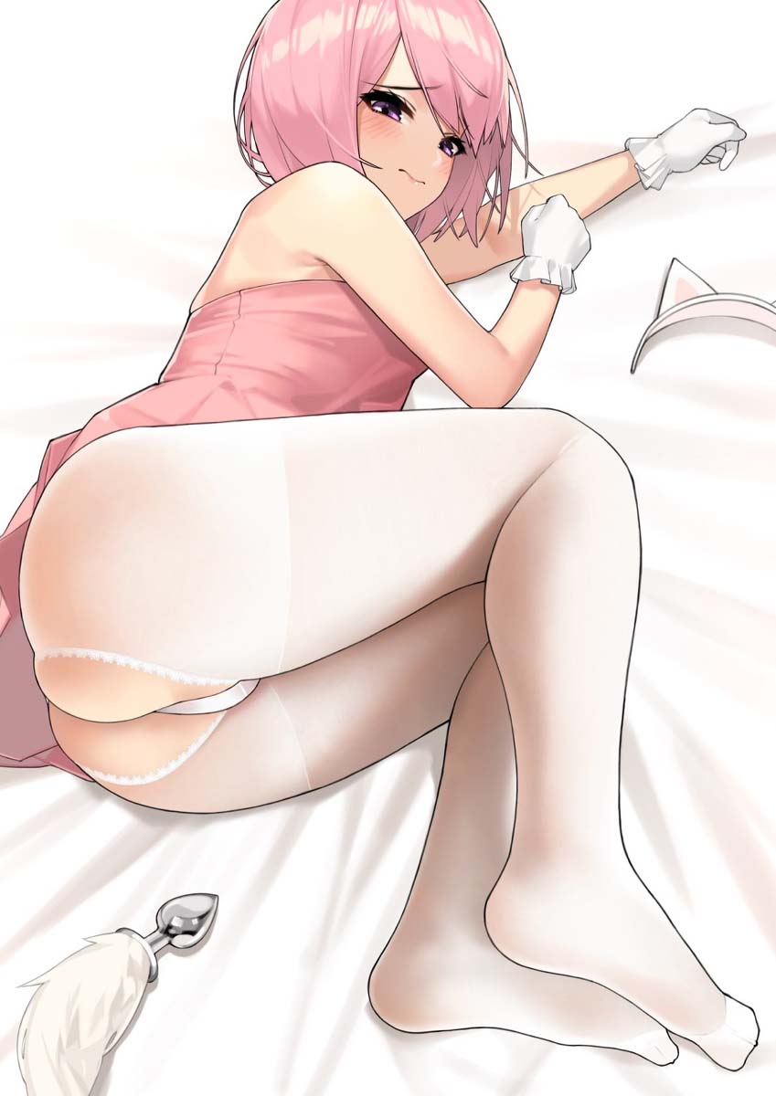 每日好图：#足控#丝袜#P站精选#同人插画#【画师：冰马Hyouuma】