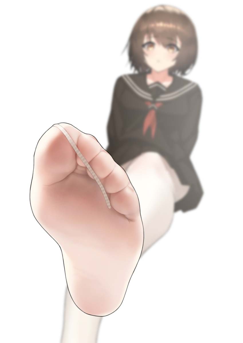 每日好图：#足控#丝袜#P站精选#同人插画#【画师：冰马Hyouuma】